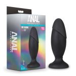 Anal Adventures - Platinum - Silicone Rocket Plug - Black - Image 3