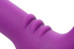 Royal Revolver Vibrating Strapless Strap- on Dildo - Purple - Image 5