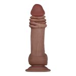 Flexskin Poseable Dildo - 7.75 Inch - Dark - Image 3