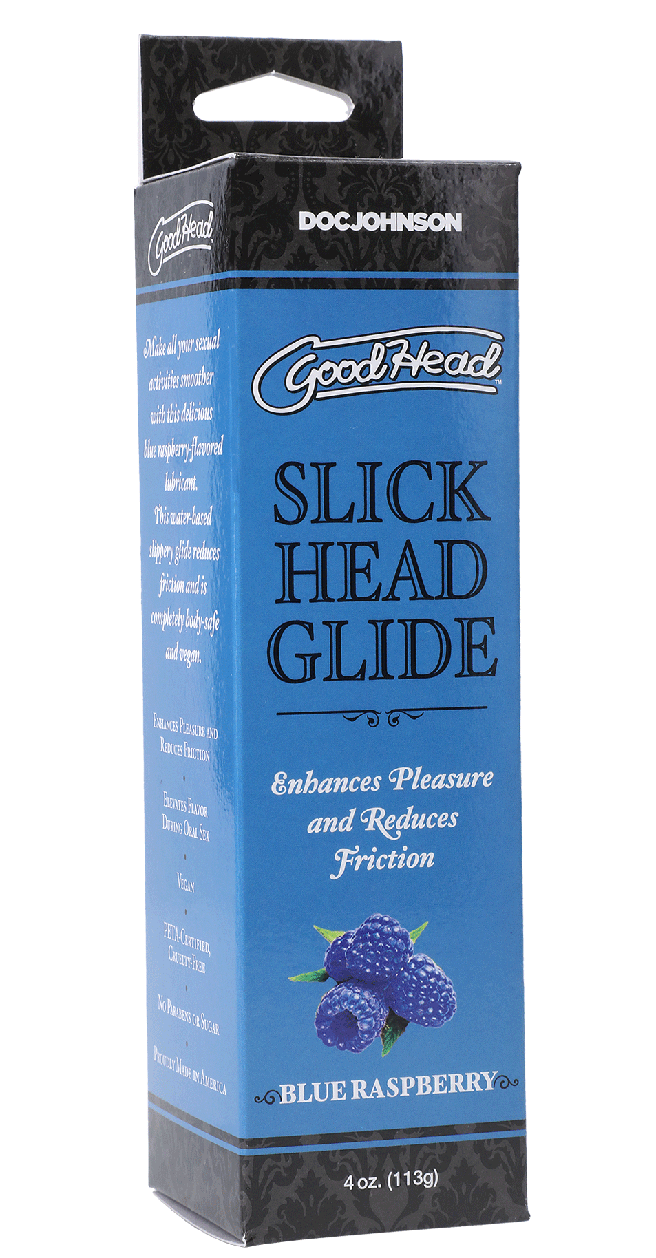 vp017xnJKWAsdva036stP53pgQ17unsy Goodhead - Slick Head Glide - Blue Raspberry - 4 Oz. - Image 1