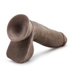 Au Naturel - 7 Inch Sensa Feel Dildo - Chocolate - Image 3