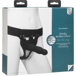 Body Extensions - Hollow Slim Dong Strap-on 2-Piece Set - Black - Image 2