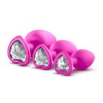 Luxe - Bling Plugs Training Kit - Pink with White Gems - Image 2