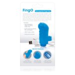 Charged Fingo Rechargeable Finger Vibe - Blue - Image 2
