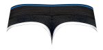 Retro Sport Panel Thong - S/ M - Black/ Blue - Image 6