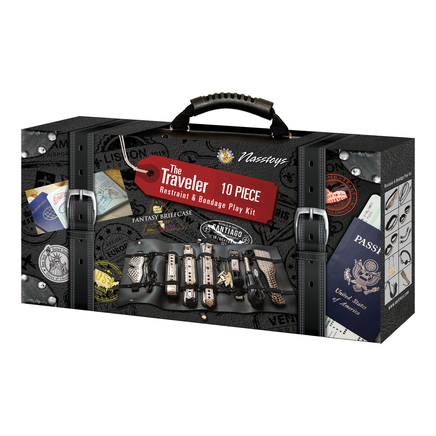 wO5qN5w8UTc8bcypoDUMxcJPenIykh12 The Traveler 10 Piece Restraint and Bondage Play Kit - Image 1