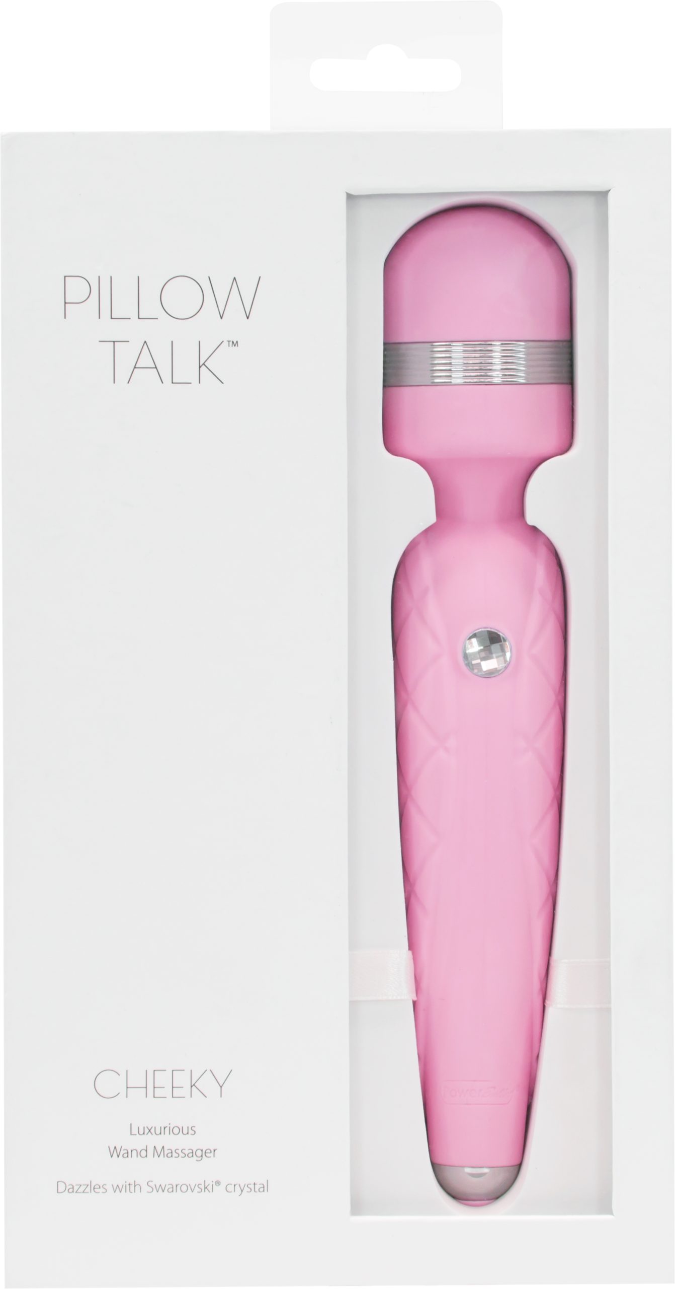 wQ16rDLMpb2SCFGgBzFpwfo1AopzfLhe Pillow Talk Cheeky Wand With Swarovski Crystal - Pink - Image 1