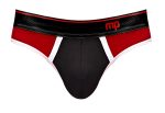 Retro Sport Panel Jock - S/ M - Black/ Red - Image 2