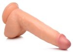 Beefy Brad 9 Inch Dildo With Balls - Light - Image 3