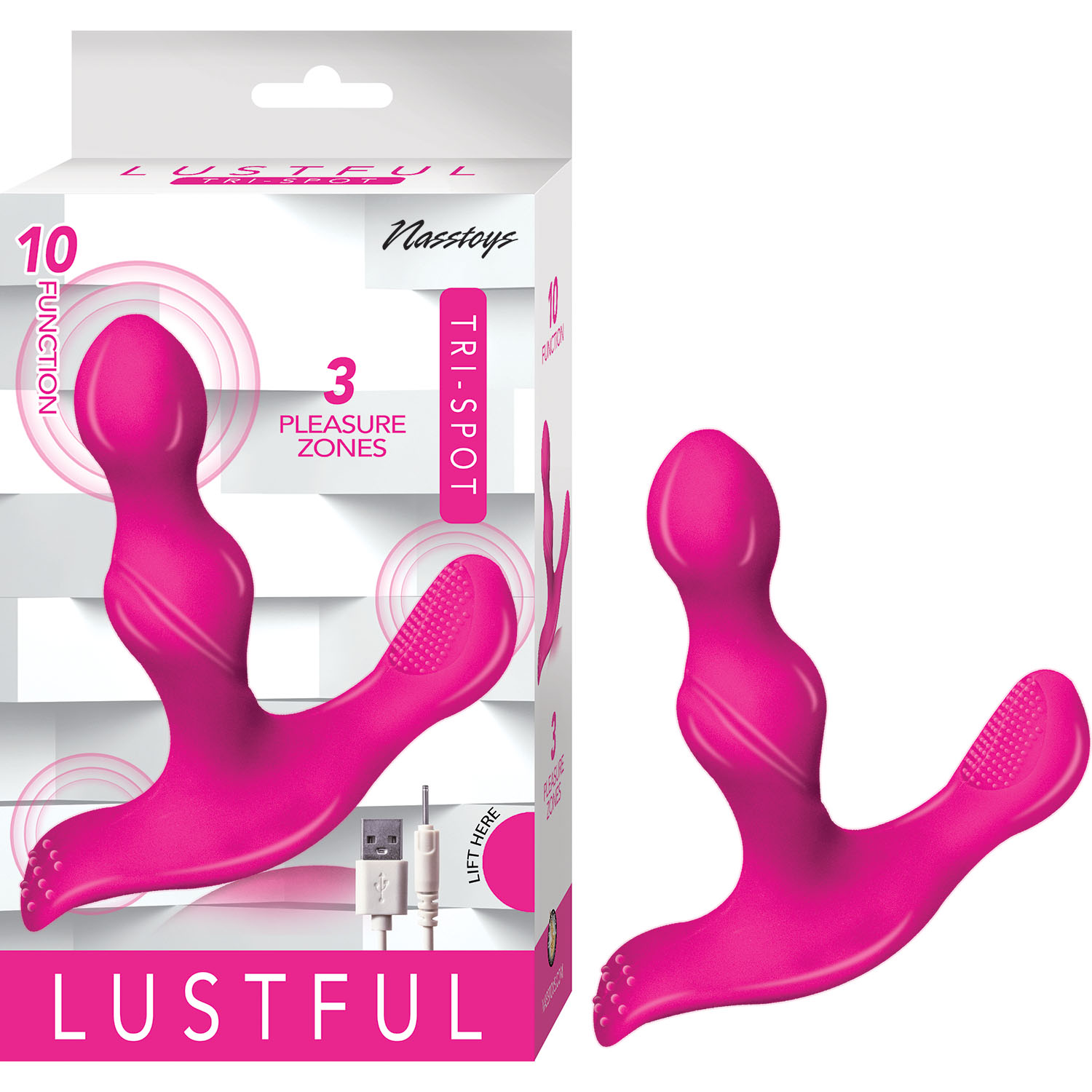 waCXr395lJgVaBcKdXDpH9W7toVTBEu9 Lustful Tri-Spot - Pink - Image 1