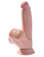 7 Inch Triple Density Cock With Swinging Balls - Light - Image 6