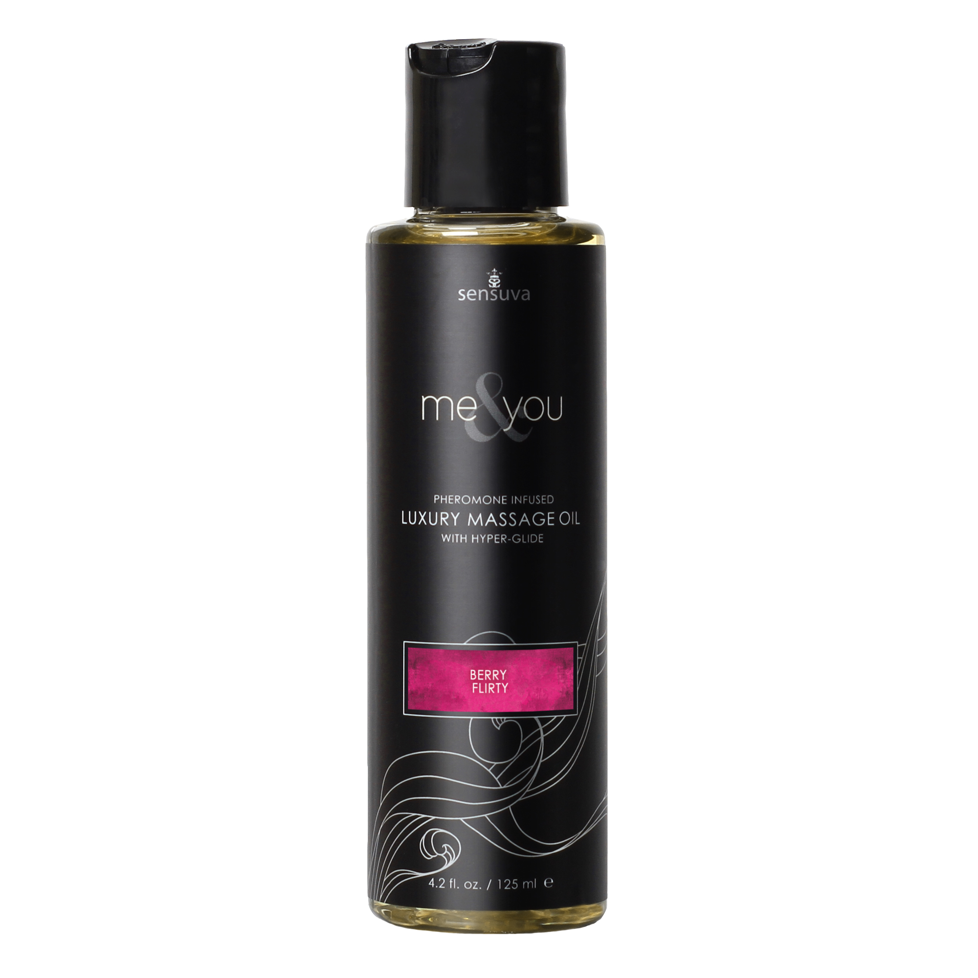 wzjs0B7A6eThgr3CDdtlxpiolZryphk9 Me and You Luxury Massage Oil - Berry Flirt - 4.2 Fl. Oz. - Image 1