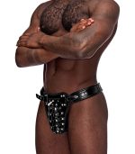 Taurus Leather Thong - One Size - Black - Image 3