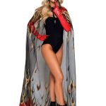 Glitter Flame Devil Cape and Devil Horns