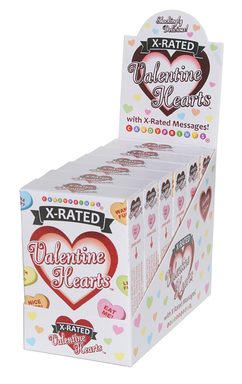 xHuLWADT3X7ysIhVowOx4bEHW6gQNI5E X-Rated Valentine's Heart Candy - 6 Count Display - Image 1