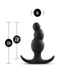 Anal Adventures Platinum - Stacked Plug - Black - Image 3