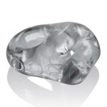 360 2- Way Cockring + Ballsling - Clear - Image 2