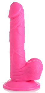 Pop Pecker 6.5 Inch Dildo With Balls - Pink - Image 5