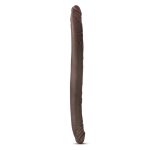 Dr. Skin - 16 Inch Double Dildo - Chocolate - Image 2