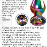 Rainbow Metal Plug - Large