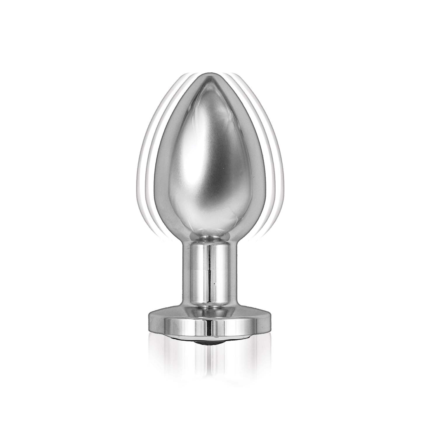 xYuNTV7iUgZi3LOpqng9tBeKoqqNU82j Ass-Sation Remote Vibrating Metal Plug - Silver - Image 1