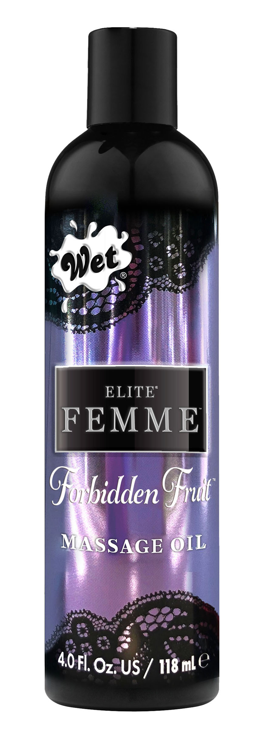 xoy2DJZZxa1z2Mld2K88tNfThnjTpQ58 Inttimo by Wet Massage Oil - Forbidden Fruit - 4 Fl. Oz./ 120ml - Image 1