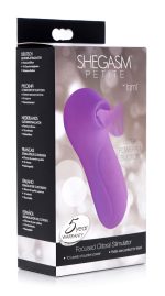 Shegasm Petite Focused Clitoral Stimulator - Purple - Image 2