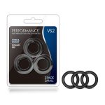 Performance - Vs2 Pure Premium Silicone Cockrings - Small - Black - Image 6