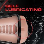 M for Men - Soft and Wet - Pussy With Pleasure Ridges and Orbs - Self Lubricating Stroker Cup - Vanilla - Image 3