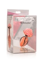 Pink Rose Gold Anal Plug - Small