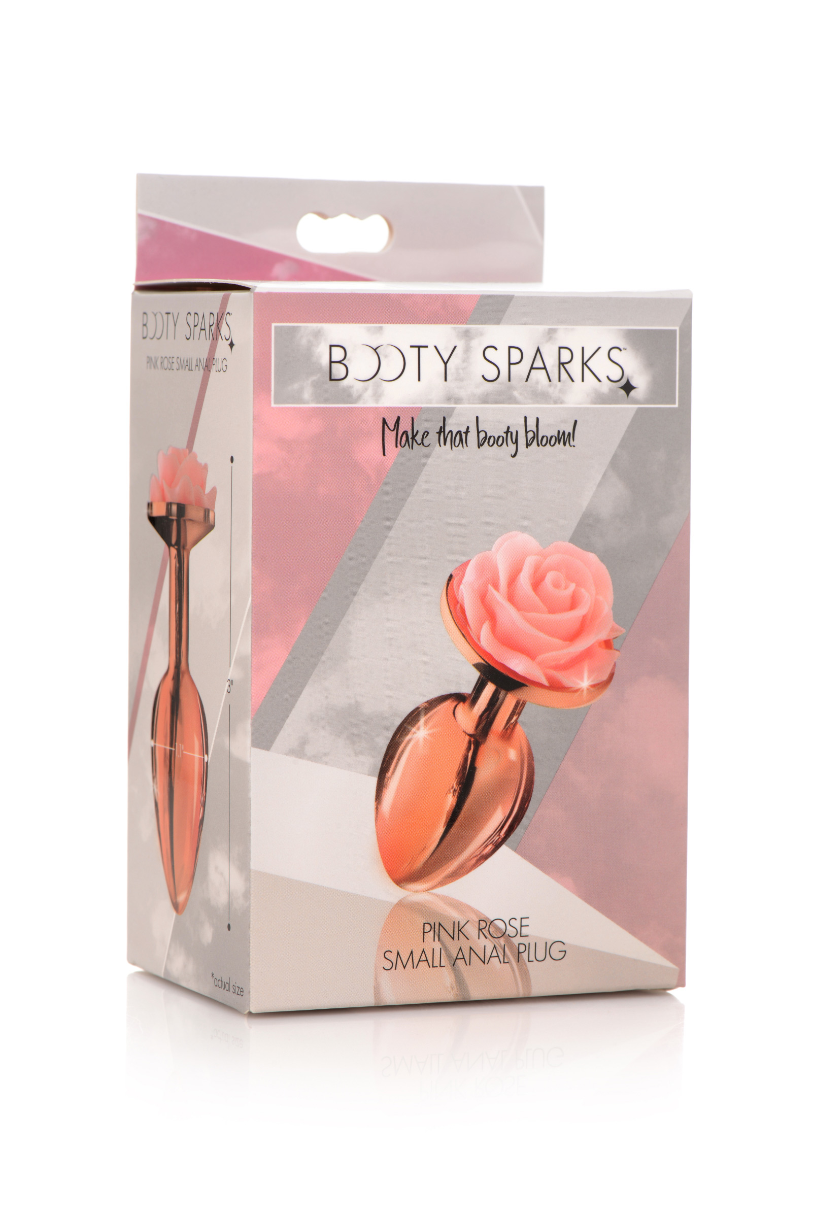 y5oIq3C16m7MlPD1IyExalHCtOJbc3f2 Pink Rose Gold Anal Plug - Small - Image 1