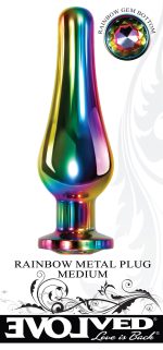 Rainbow Metal Plug - Medium - Image 2