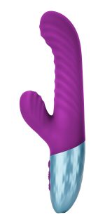 Delola Liquid Silicone Rabbit - Purple - Image 4