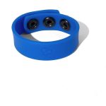 Silicone Cock Strap - Blue - Image 5