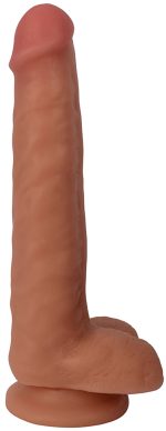 8 Inch Slim Dong With Balls - Vanilla - Image 2