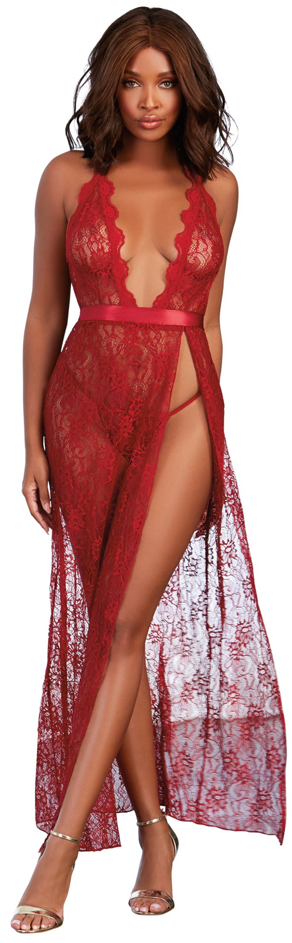 ySNwbCCWpg8yu0MXc0KsbtufICeV4FRp Gown, G-String - Large - Garnet - Image 1