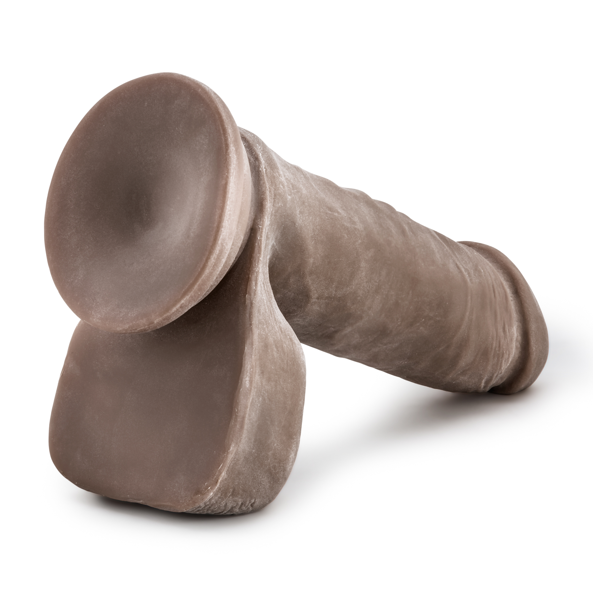 ySUo6sNGz6F2xSepVhoLgoBfrV6beD2C Au Naturel 8 Inch Sensa Feel Dildo - Chocolate - Image 1