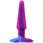 A-Play Groovy Silicone Anal Plug 5 Inch - Berry - Image 3