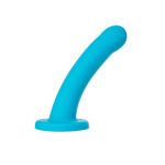 Nexus Collection - Hux - 7 Inch Silicone Dildo - Turquoise - Image 9