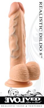 Realistic Dong - 8 Inches - Light - Image 2