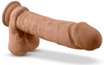 Dr. Skin Silicone - Dr. Julian - 9 Inch Dildo With Suction Cup - Mocha - Image 3
