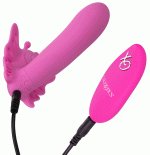Venus Butterfly Silicone Remote Pulsating Venus G - Pink - Image 8