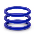 Performance - Vs1 Pure Premium Silicone Cockrings - Medium - Indigo - Image 3