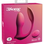 Threesome Double Ecstacy Silicone Vibrator - Pink