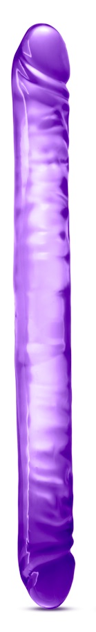 zBvLKxH5ItElX0r1mBiYCq31autUuyM2 B Yours 18 Inch Double Dildo - Purple - Image 1