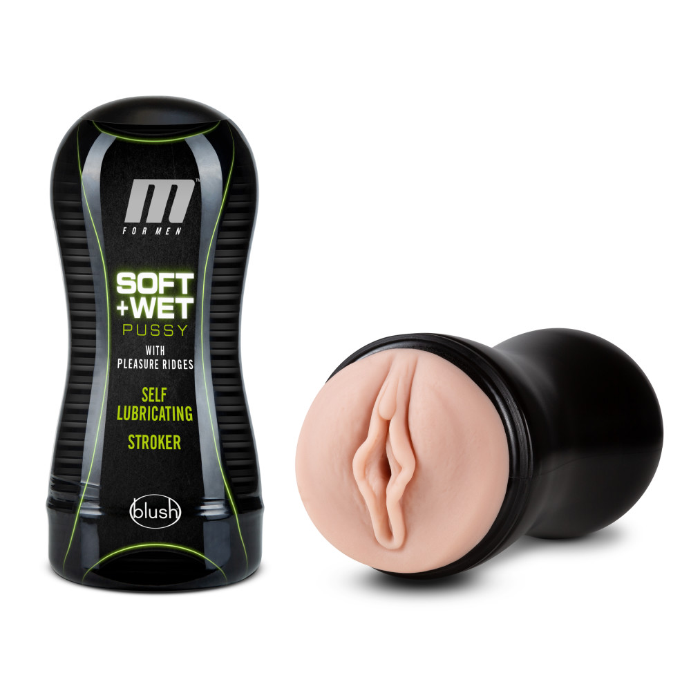 zDSbeXql7Bvoqc1nilC0WddnVJhZQZly M for Men - Soft and Wet - Pussy With Pleasure Ridges - Self Lubricating Stroker Cup - Vanilla - Image 1