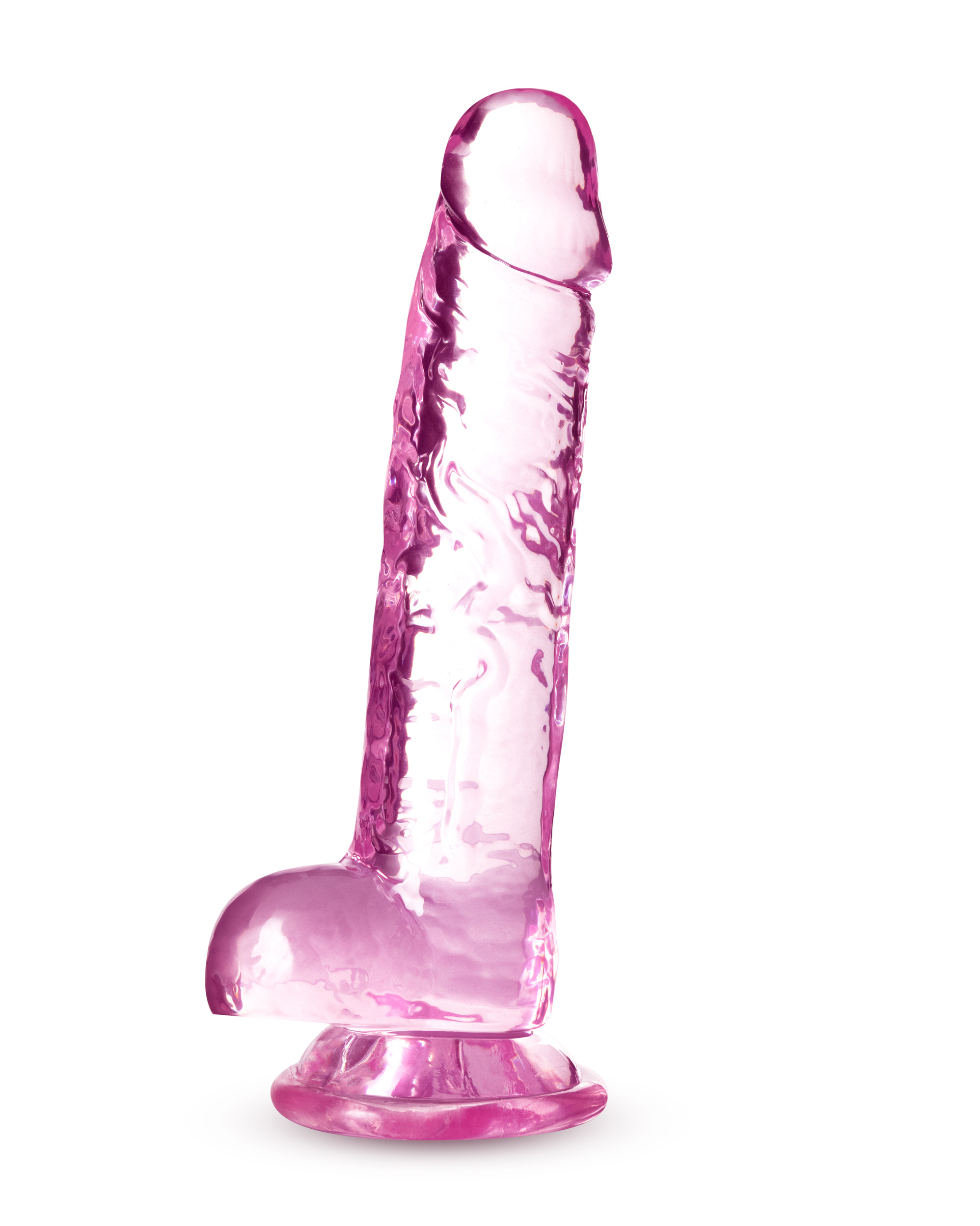 zJuofD74tWE9lcls4N8NdKykplx7bwrj Naturally Yours - 7 Inch Crystalline Dildo - Rose - Image 1