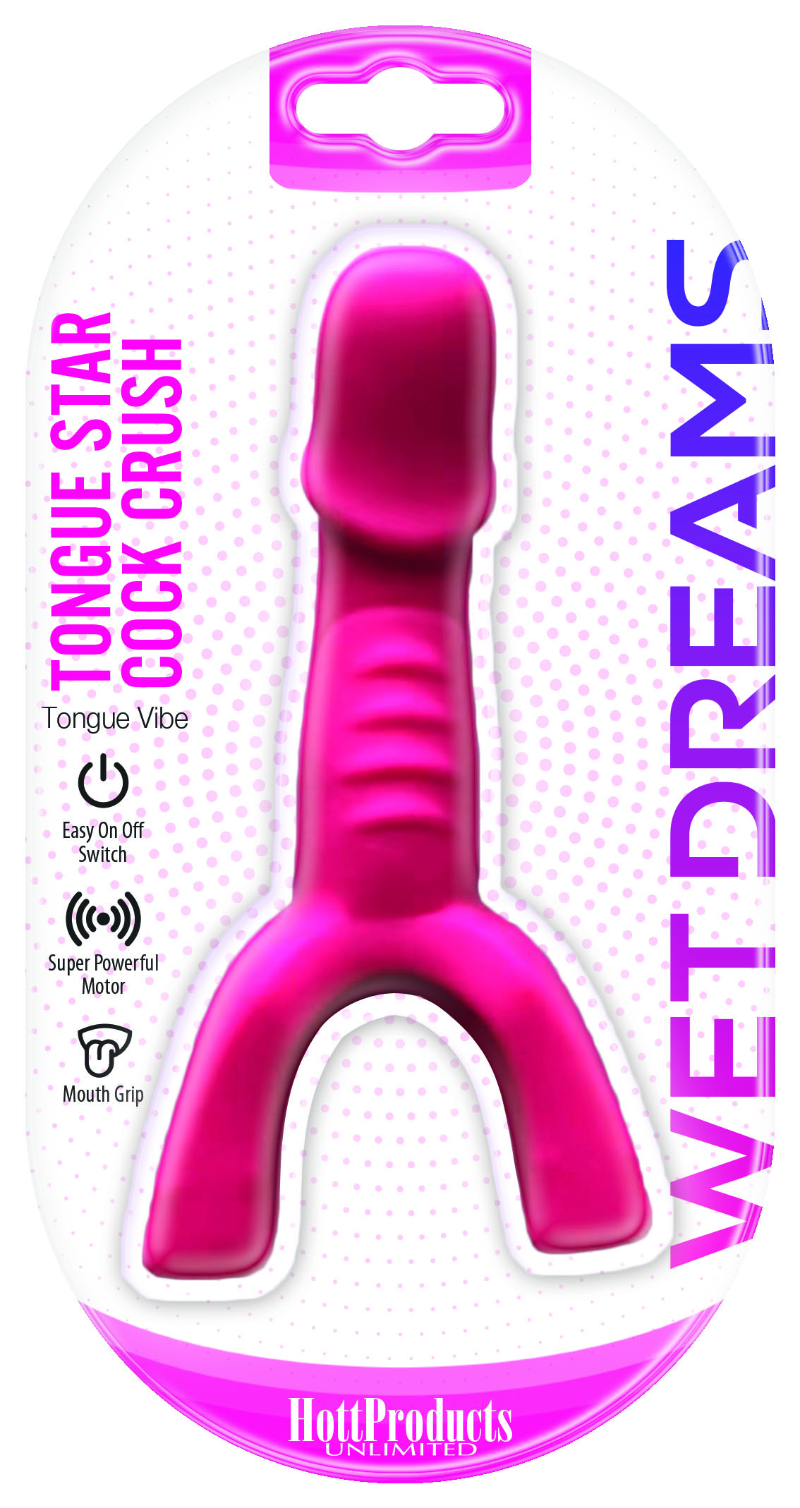 zM6XR4gwEgK87oEaMDA9hG8WidKIxlyu Tongue Star Cock Crush Tongue Vibe With Penis Super Powerful Motor - Pink - Image 1