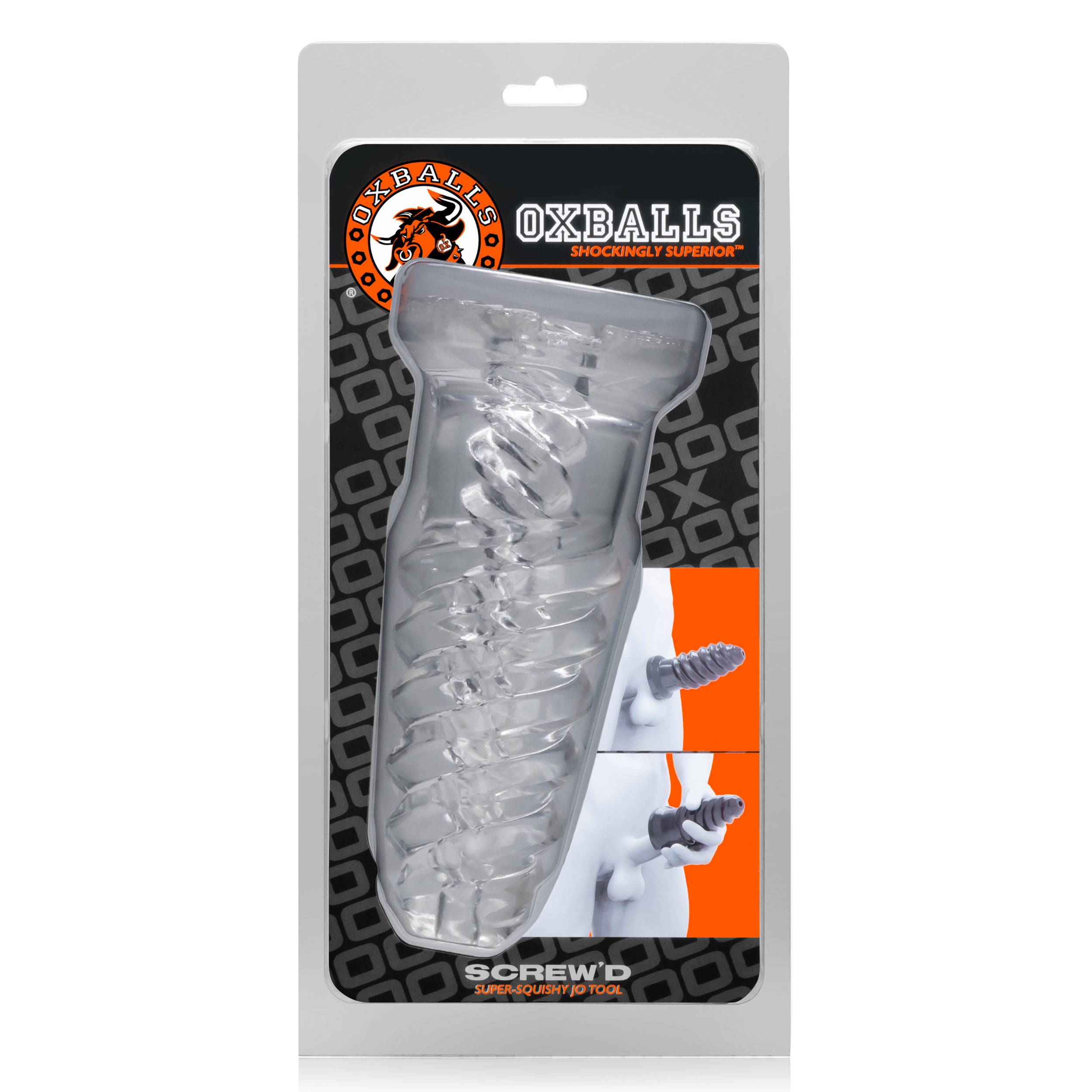 zZufBuNxoQQPhbuqJsR4jb7WrOBHXM66 Screw'd Super Squishy Jo Tool - Clear - Image 1