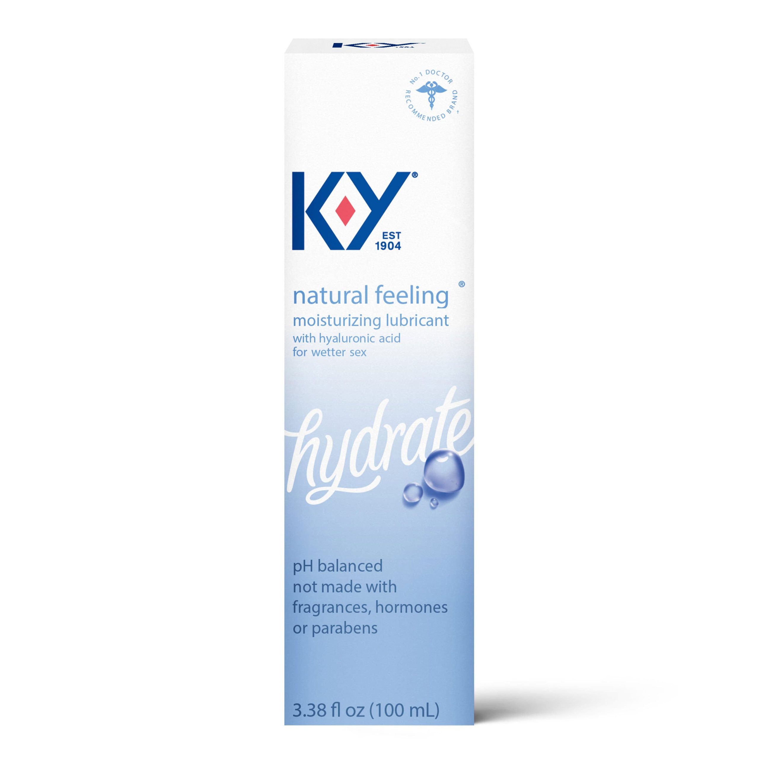 ziF9TQV1IENAQZyYXNJVq9AmvIiSh0Q1 K-Y Natural Feeling Lube With Hyaluronic Acid - 3.38 Fl Oz / 100 ml - Image 1